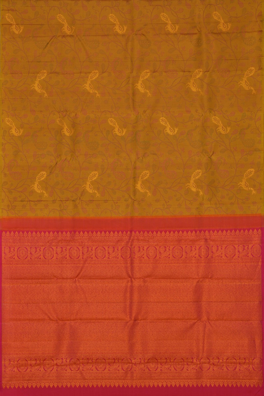 Image of Kanchipattu Green Saree