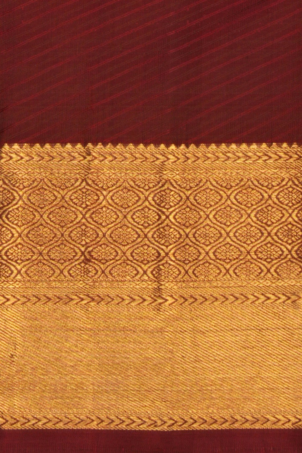 Image of Kanchipuram Silk Maroon Saree