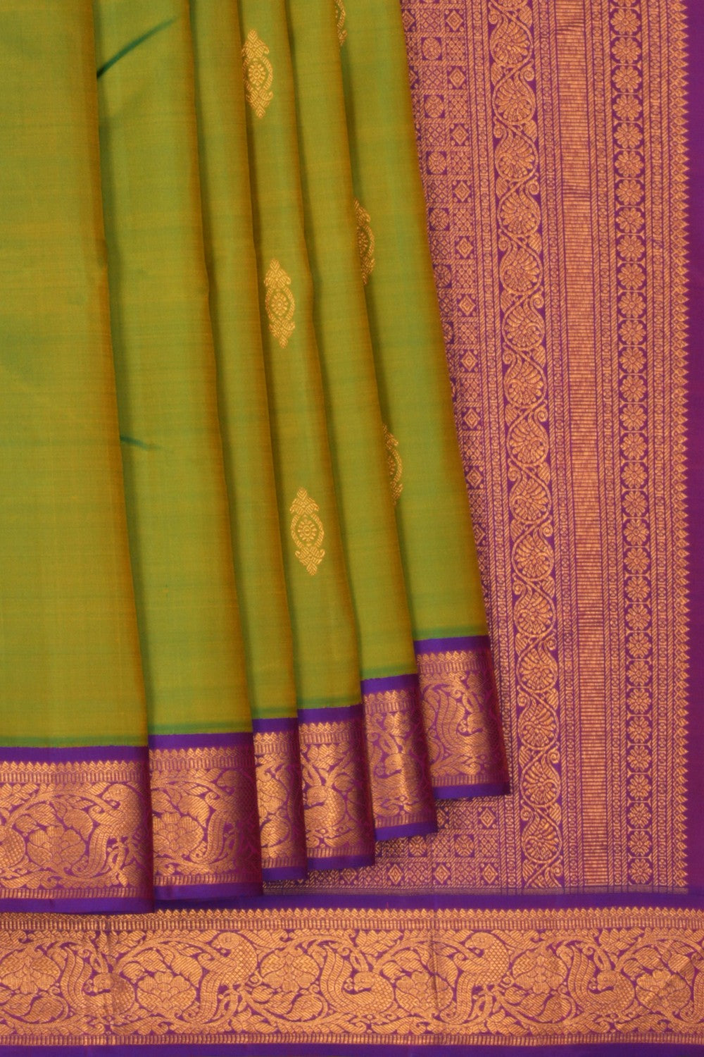 Image of Arani Silk Green Saree