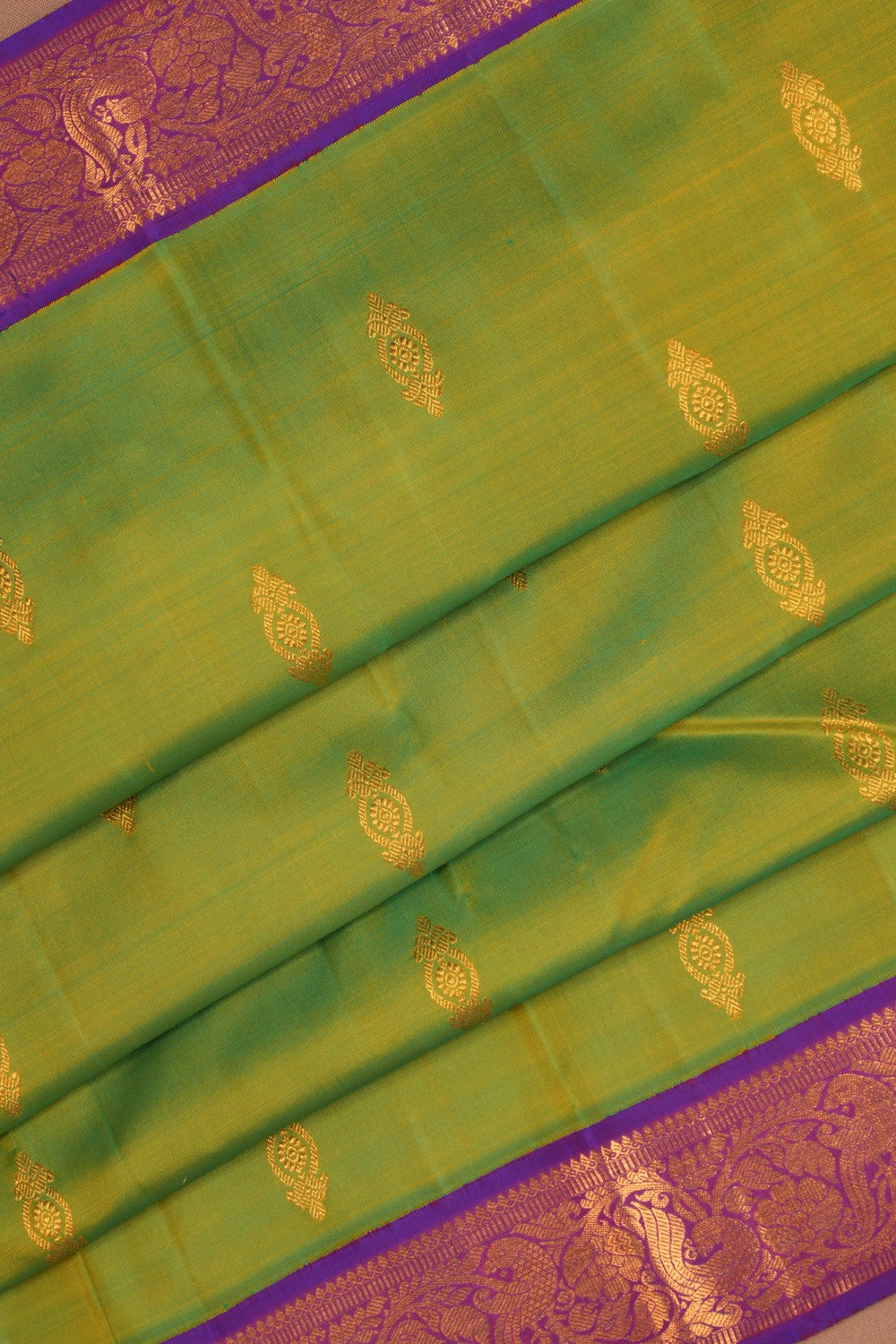 Arani Silk Green Saree
