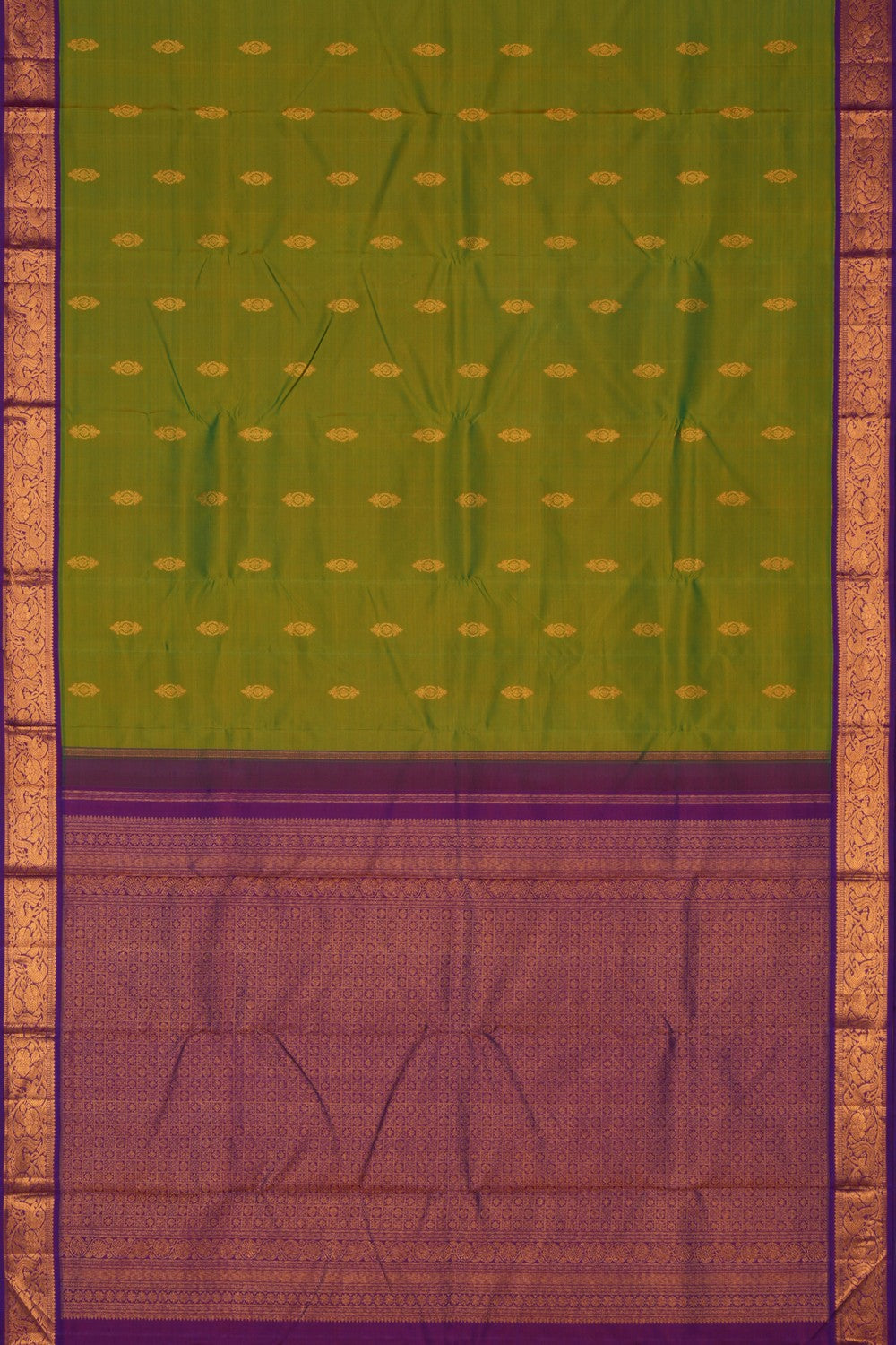 Image of Arani Silk Green Saree