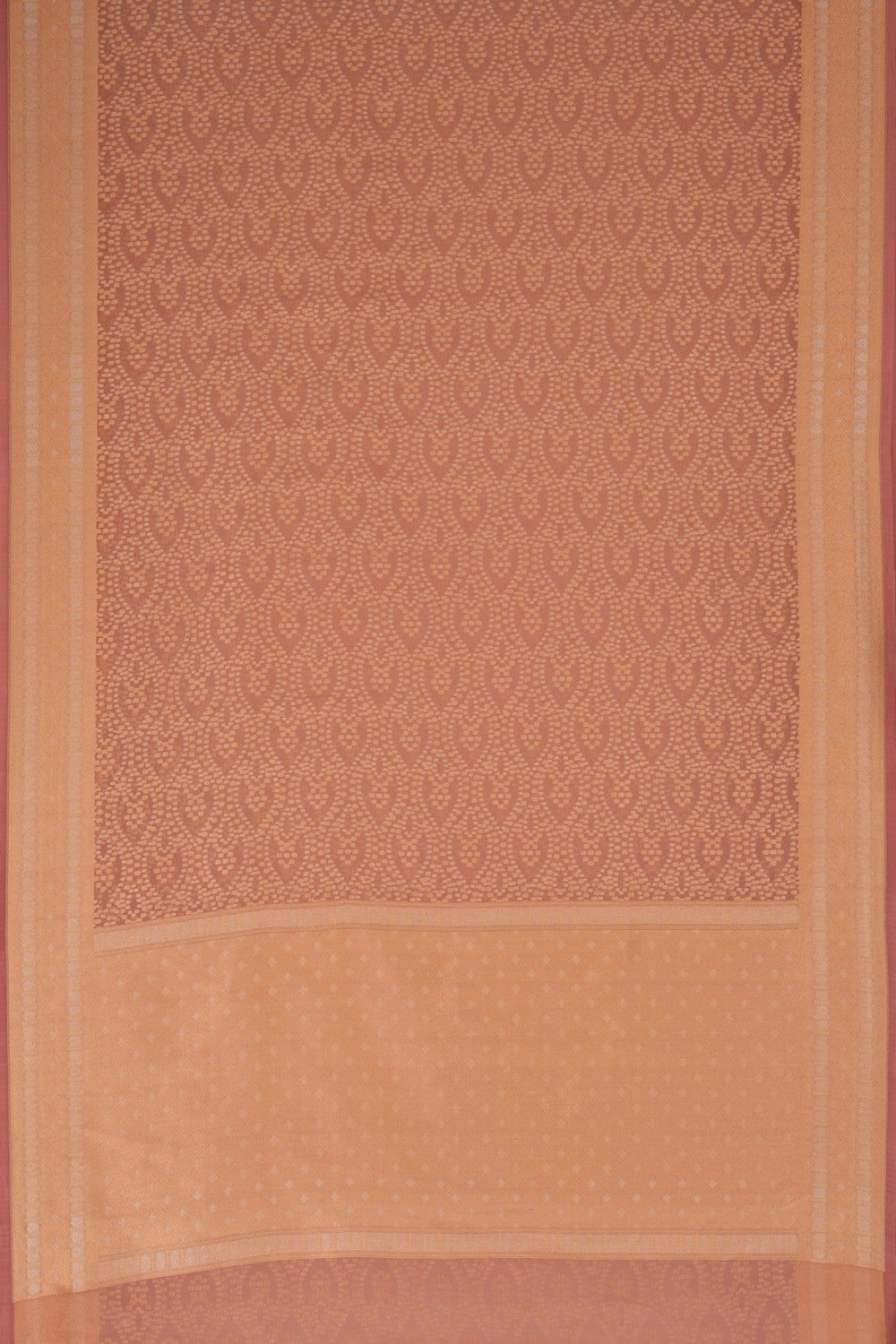 Image of Kora Silk Coral Pink Saree