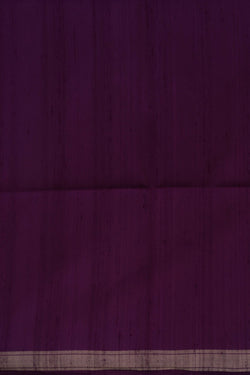 Image of Purple With Bird Perched Motif South Silk Saree