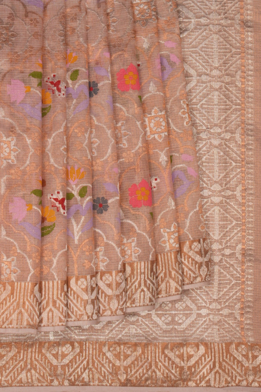 Image of Pure Zari Tissue Kota Saree