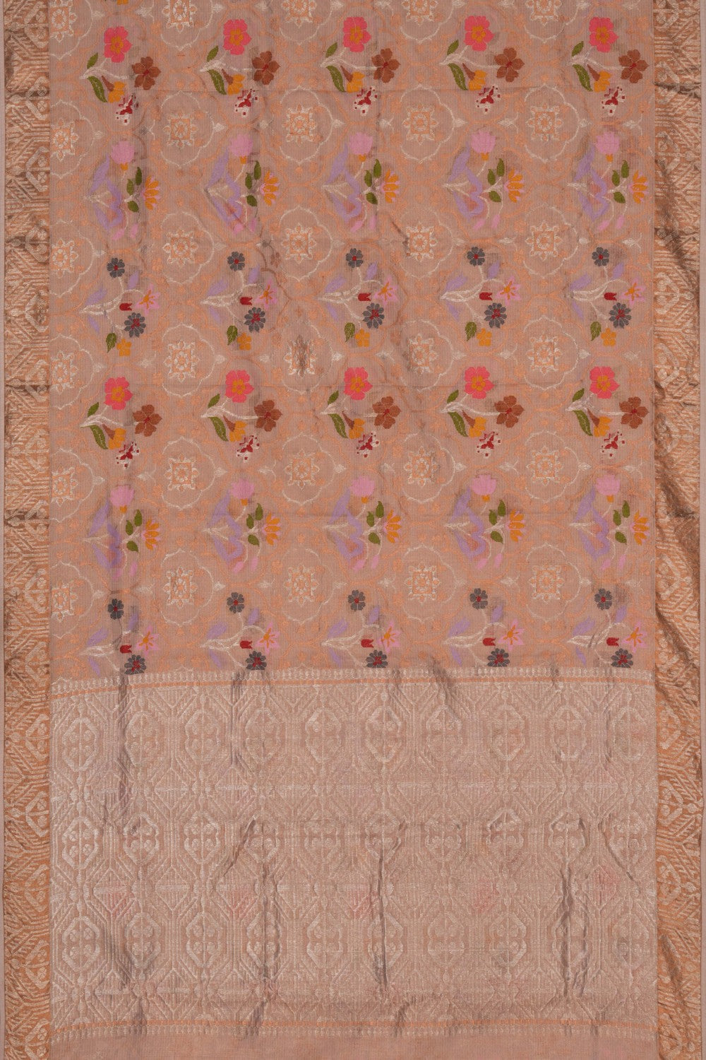 Image of Pure Zari Tissue Kota Saree