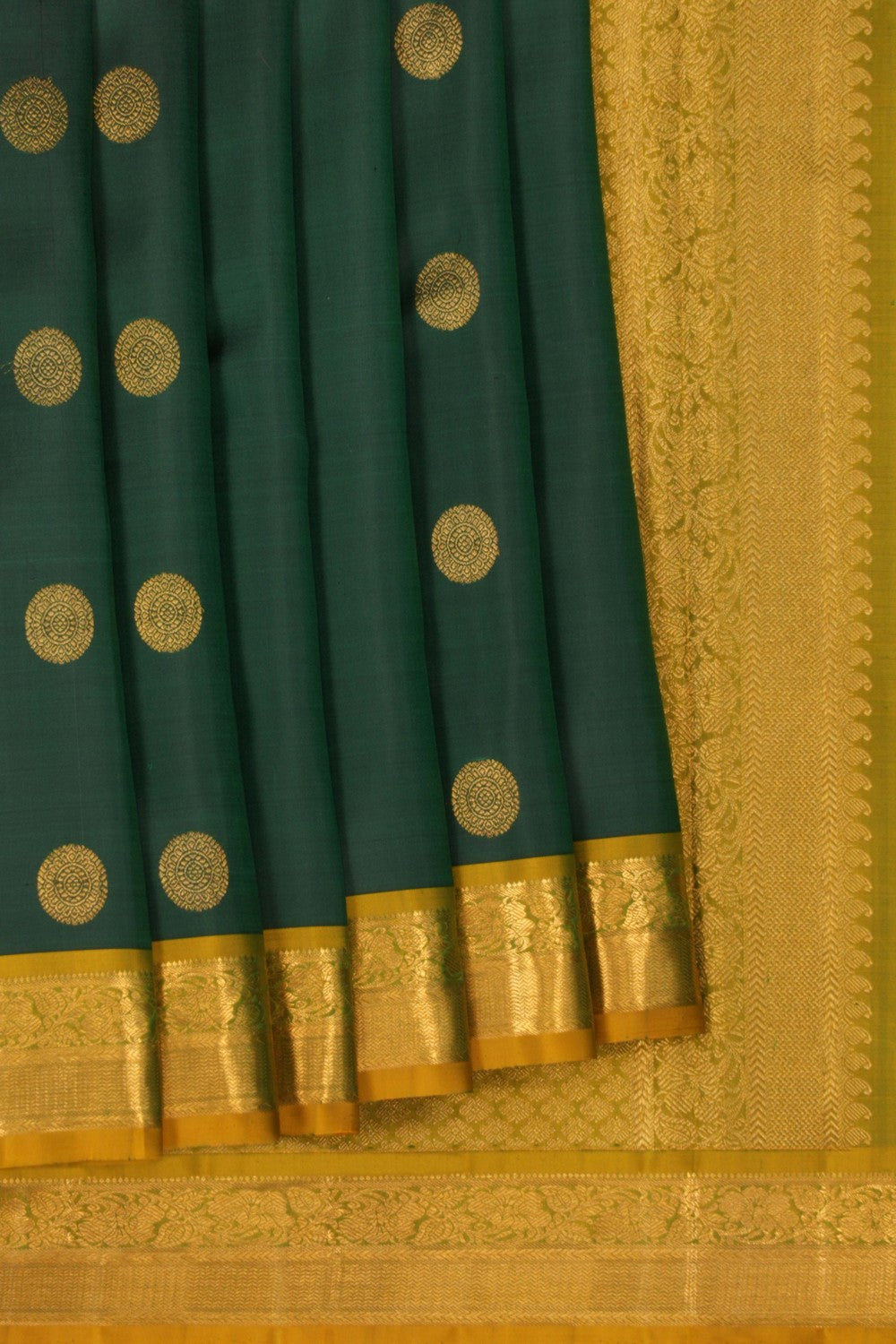 South Silk Green Saree