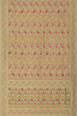 Image of Banarasi Georgette Off-White Saree