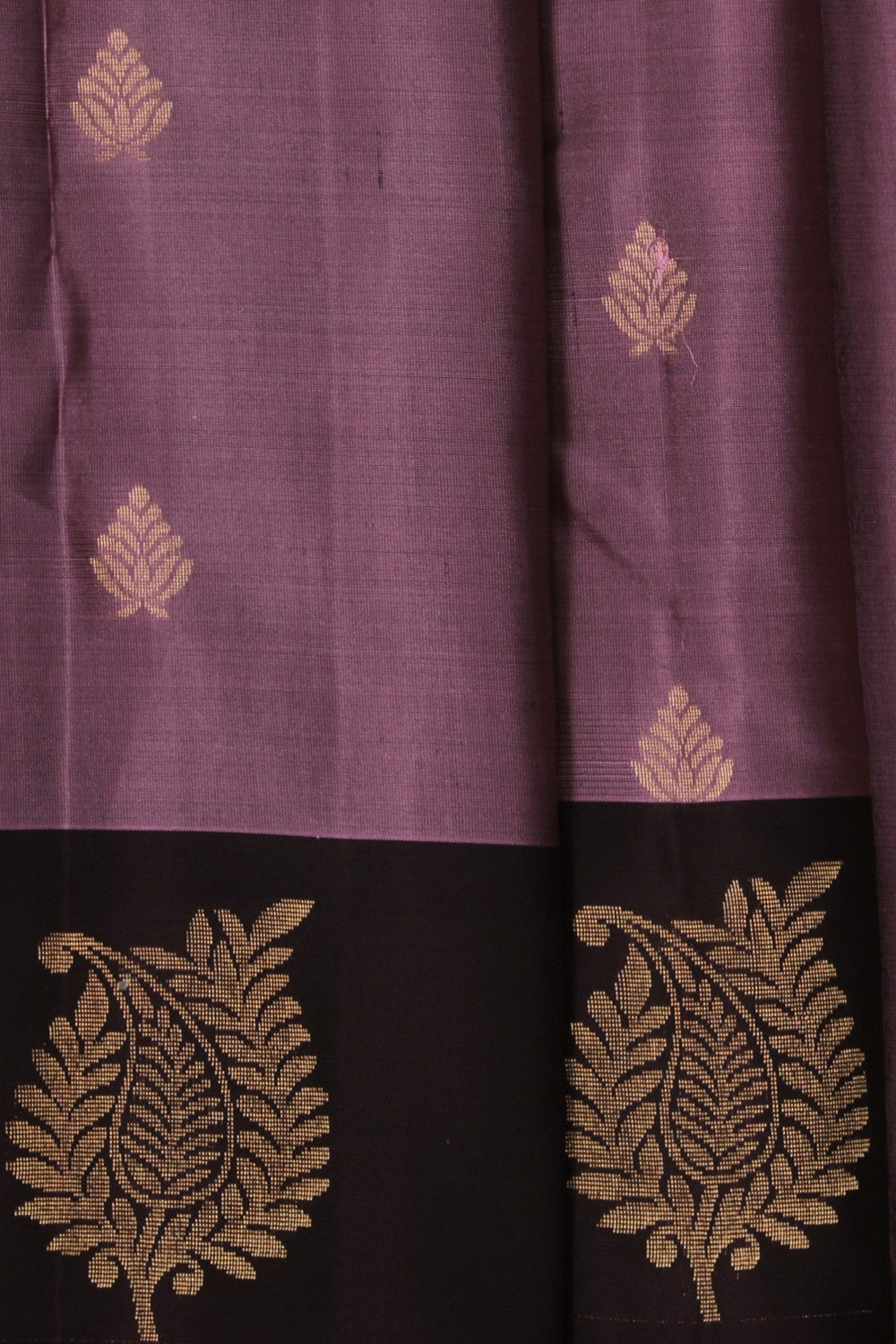 South Silk Smoky Purple Saree