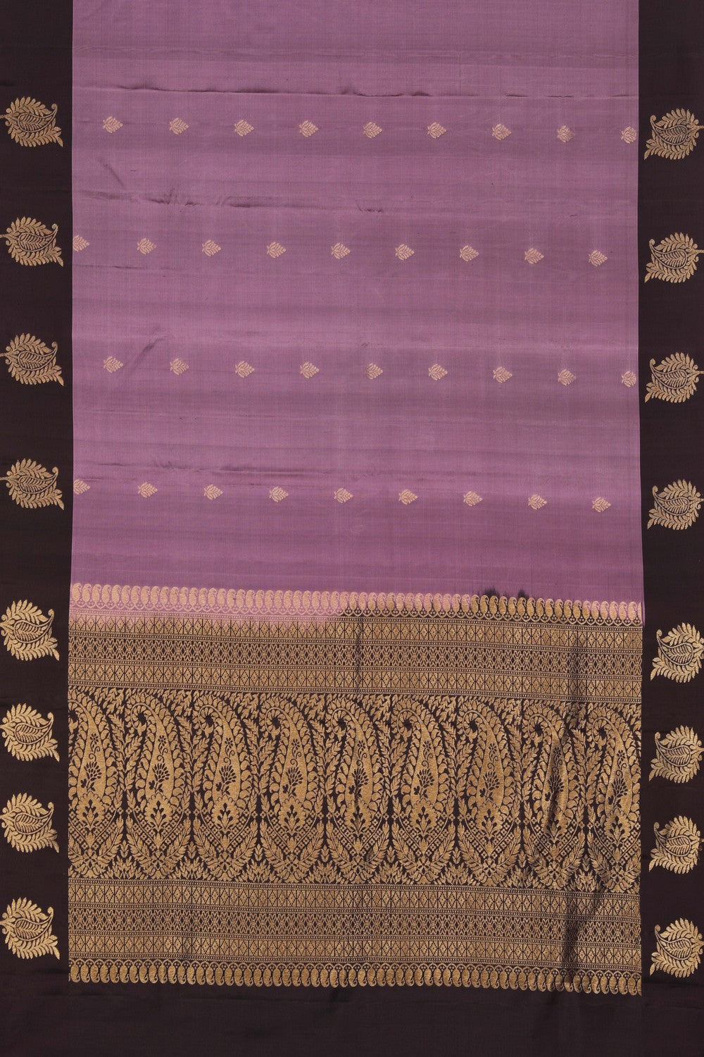 South Silk Smoky Purple Saree