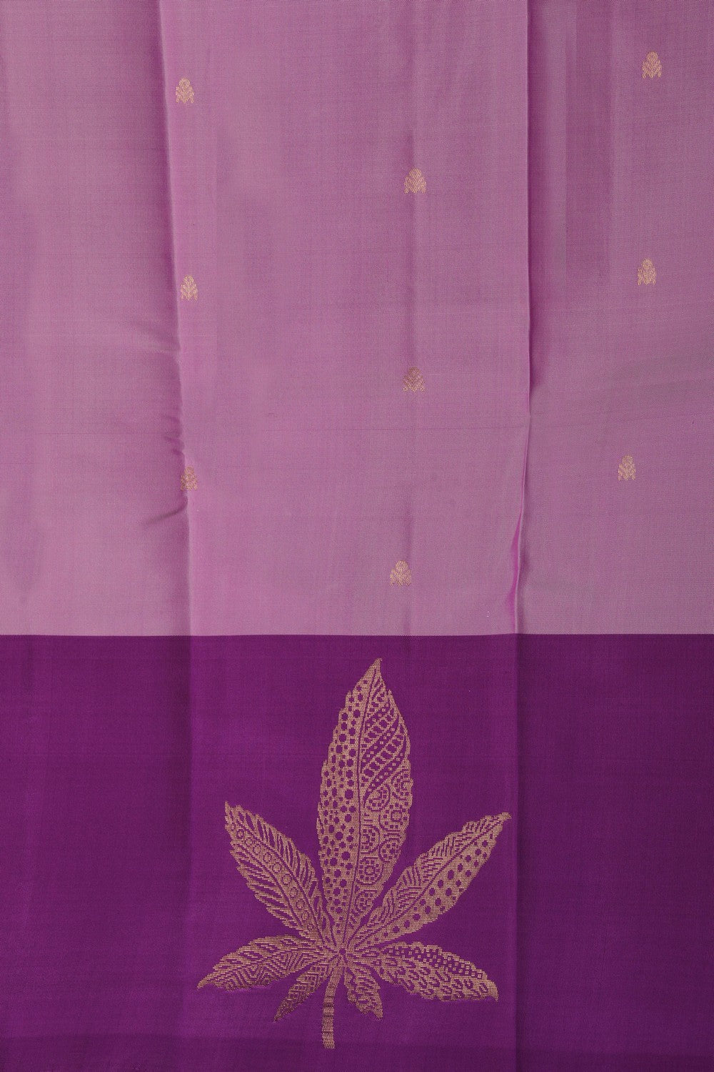 South Silk Lavender Pink Saree