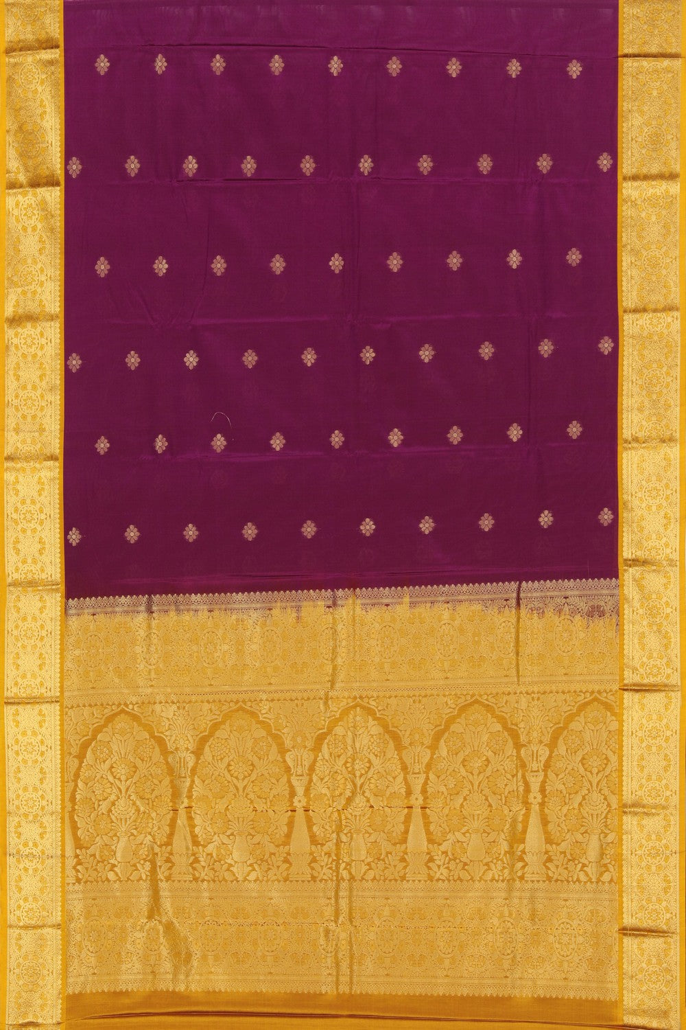 South Silk Purple Saree
