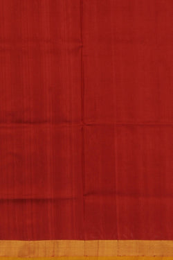 Image of Uppada Silk Brick Red Saree