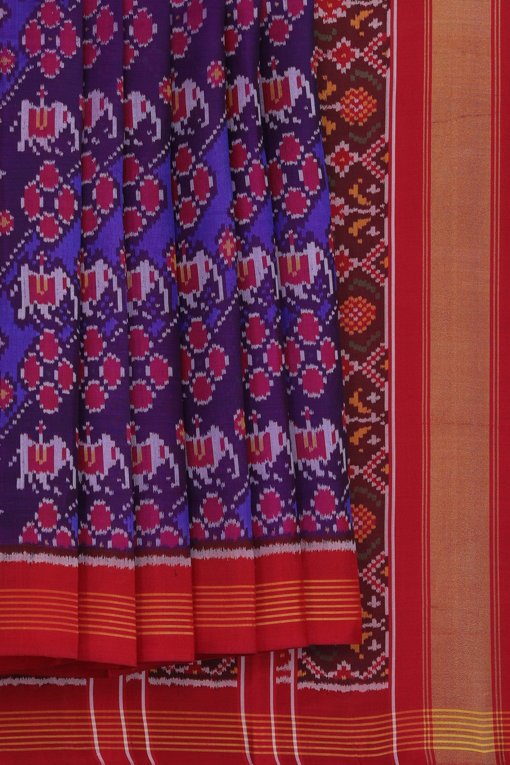 Image of Rajkot Patola Purple Saree