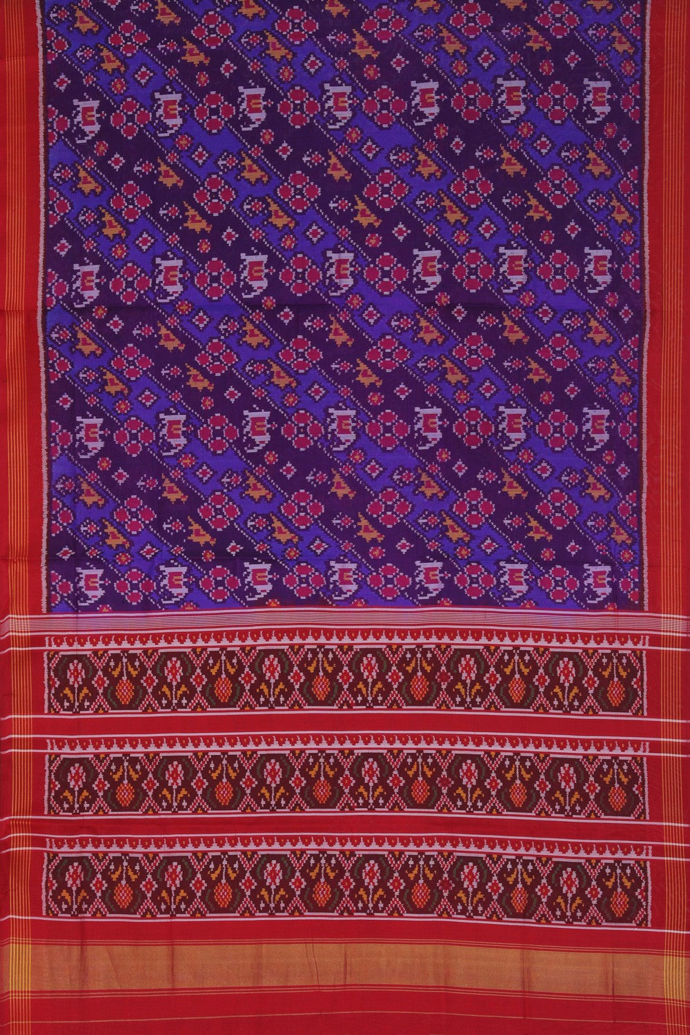 Image of Rajkot Patola Purple Saree