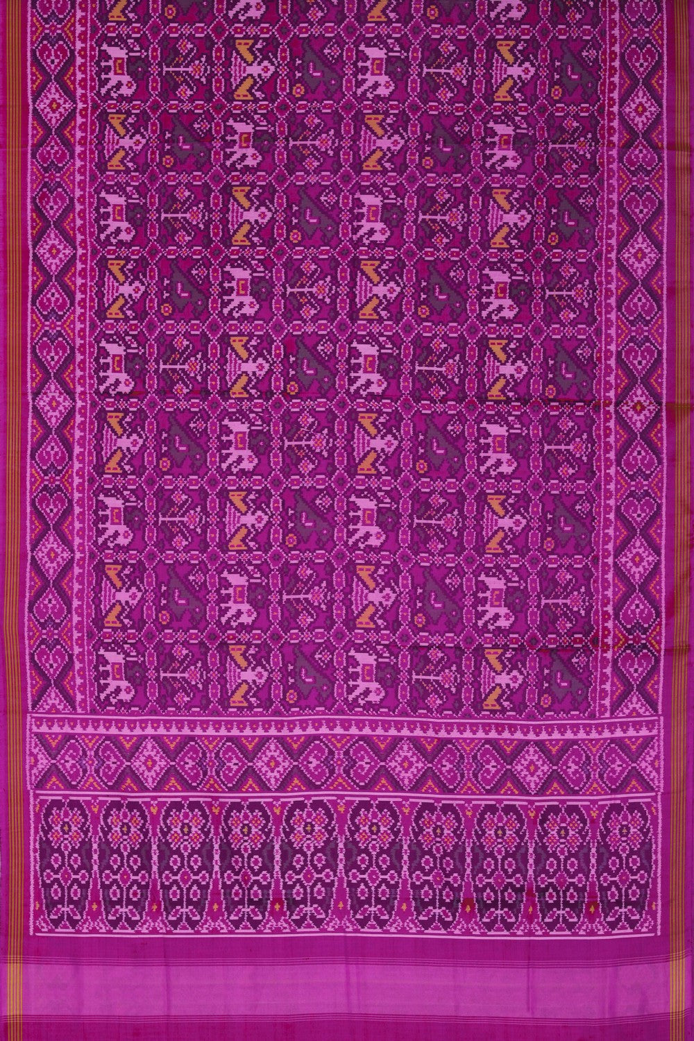 Image of Rajkot Patola Purple Saree