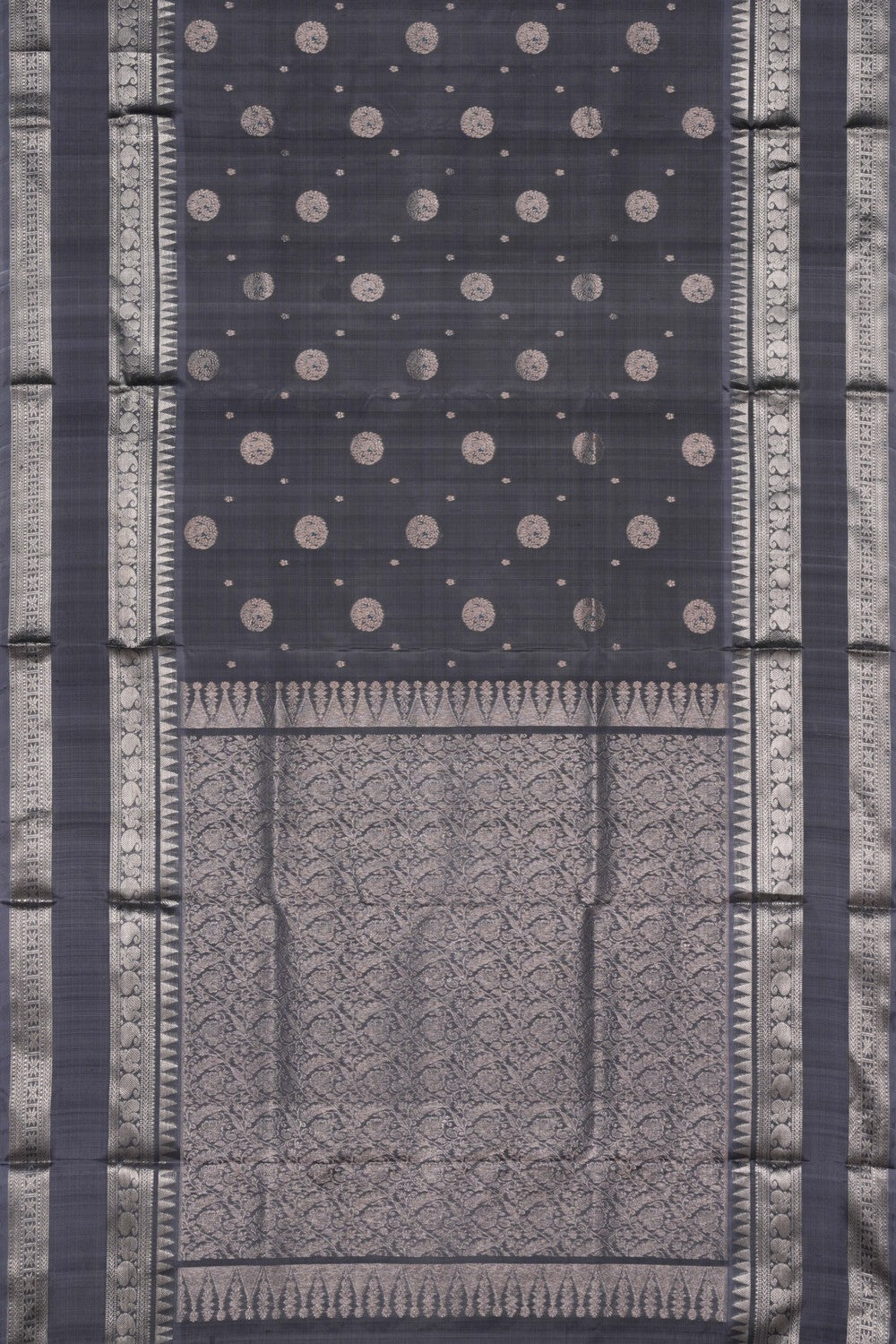 Venkatagiri Silk Grey Saree