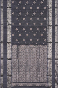 Image of Venkatagiri Silk Grey Saree