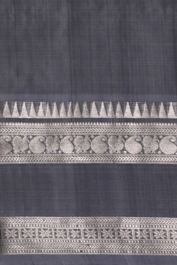 Image of Venkatagiri Silk Grey Saree