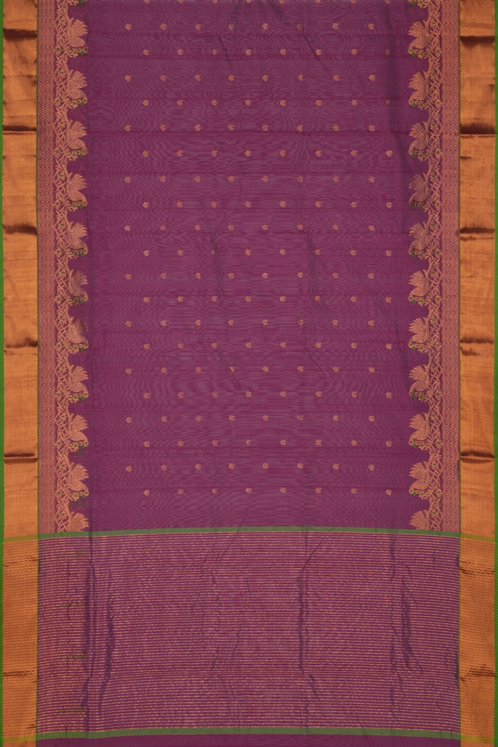Image of Chanderi Purple Saree