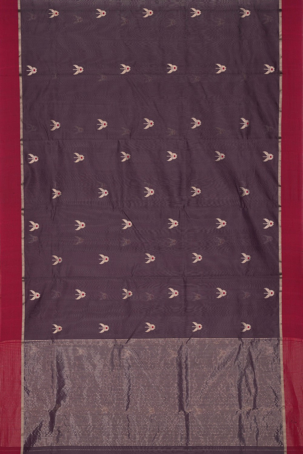 Image of Chanderi Purple Saree