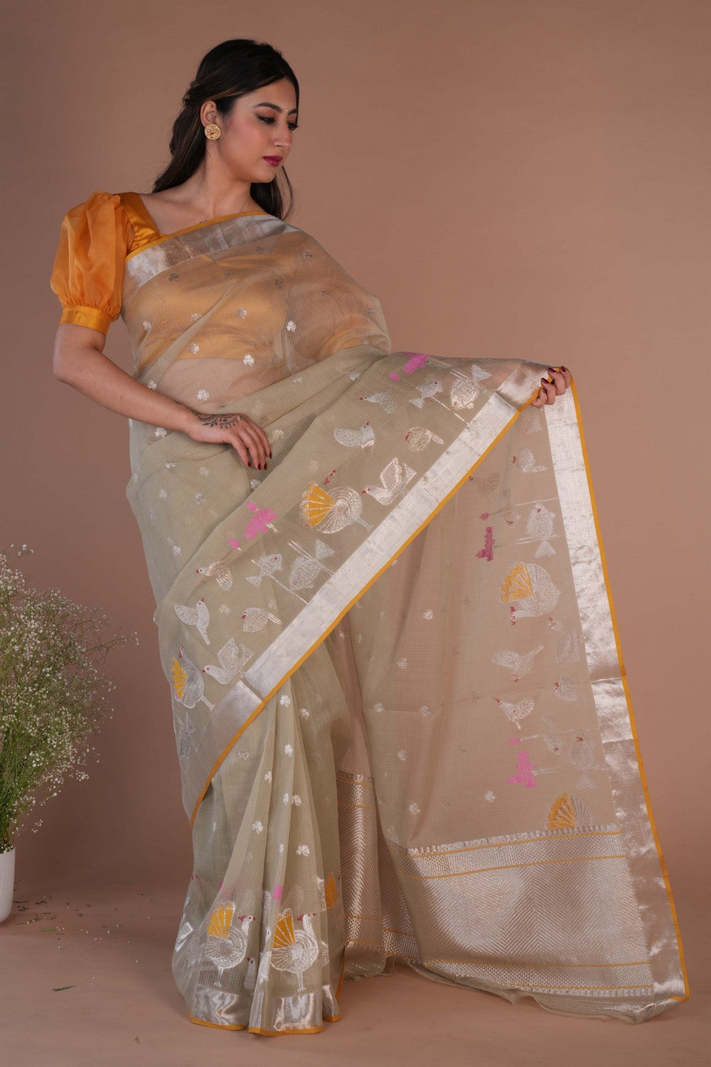Image of Zari Kota Saree