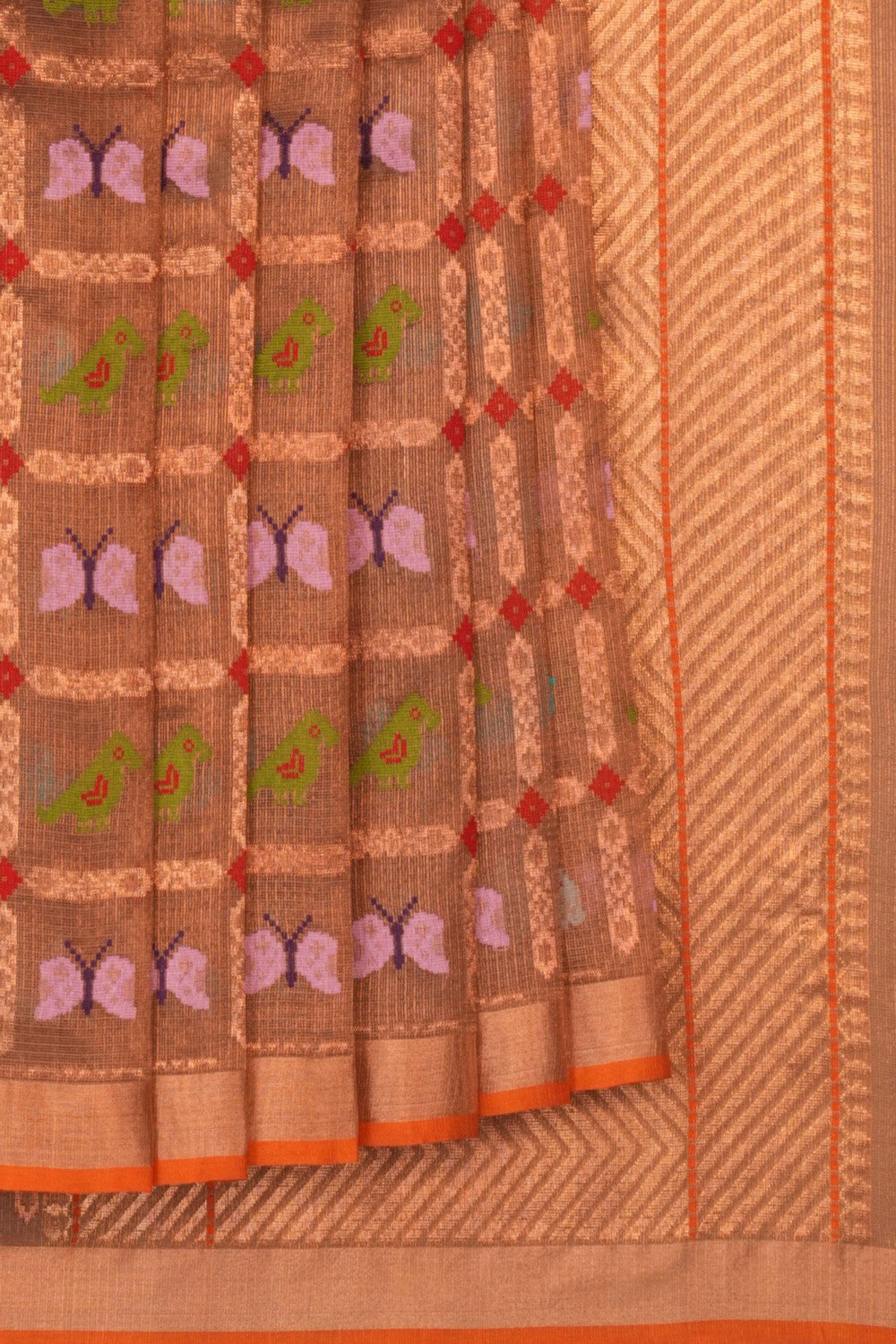 Image of Kota Tissue Gold Saree