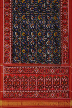 Image of Rajkot Patola Blue Saree