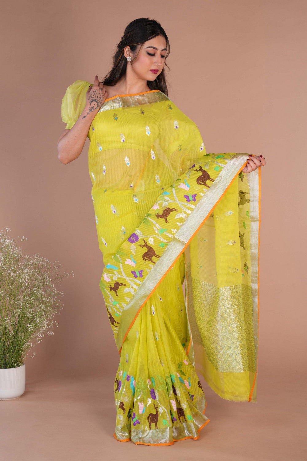 Image of Zari Kota Saree