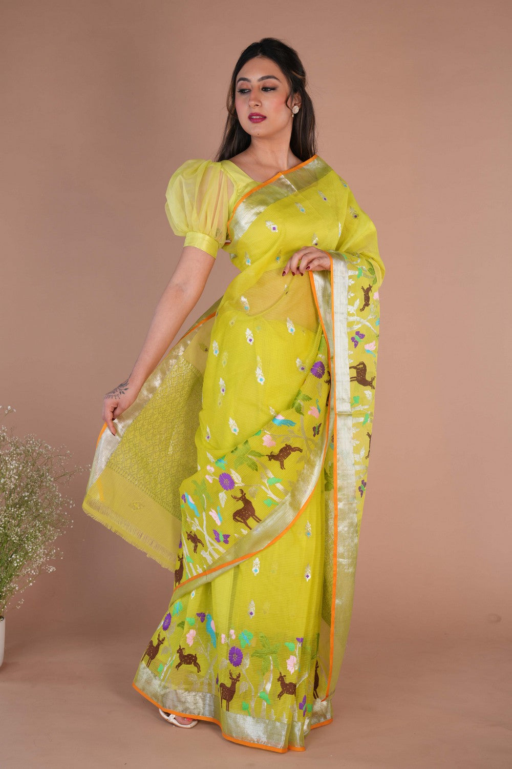 Image of Zari Kota Saree
