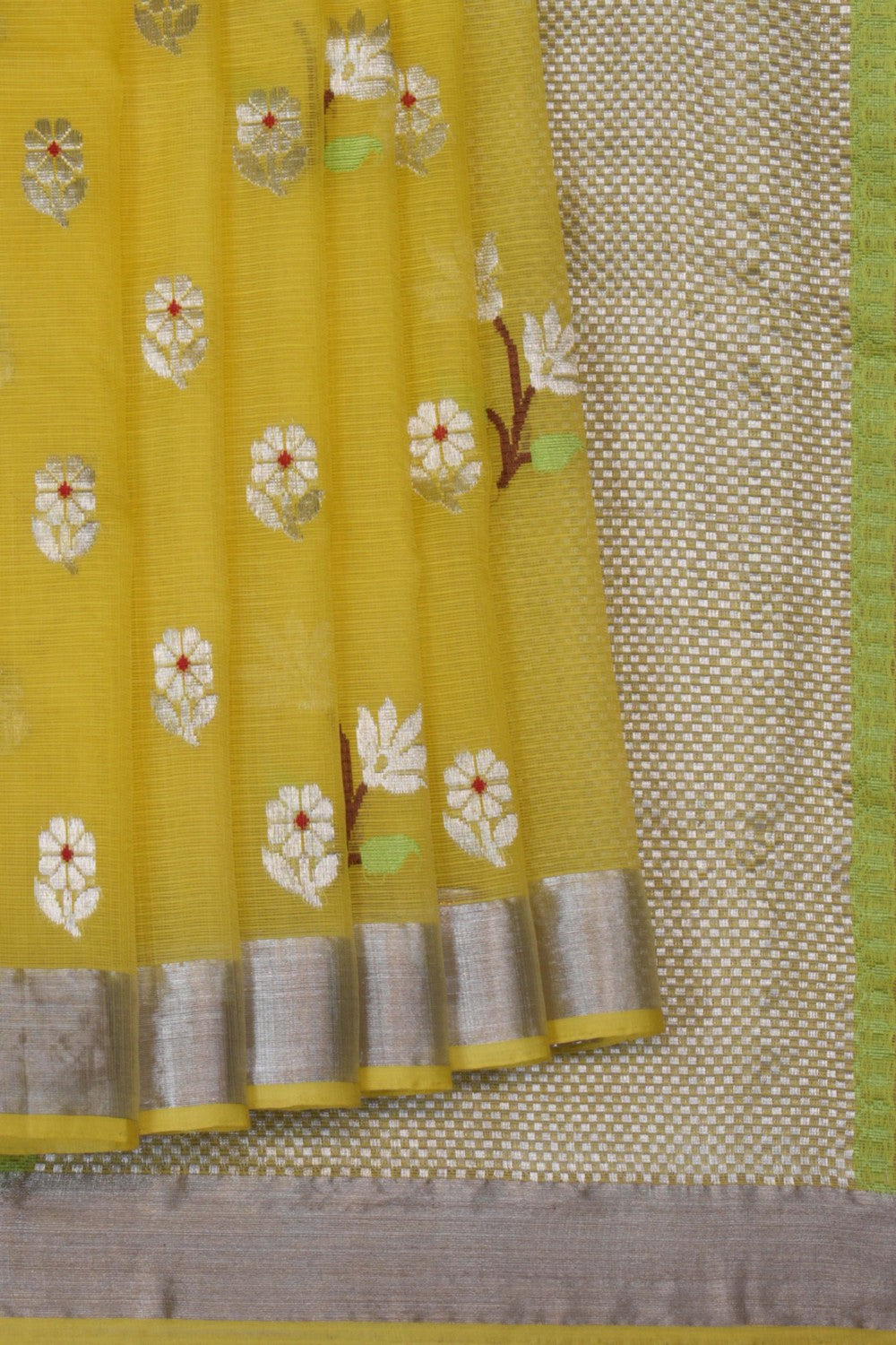 Image of Kota Spring Yellow Saree