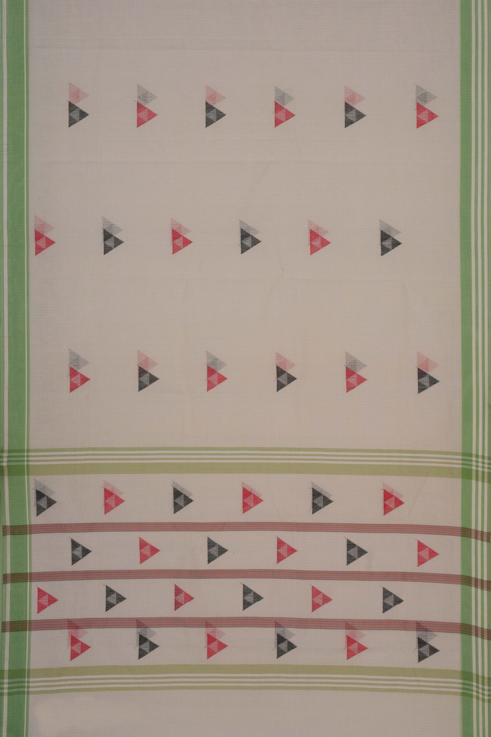 Image of Kota Pastel Off-White Saree