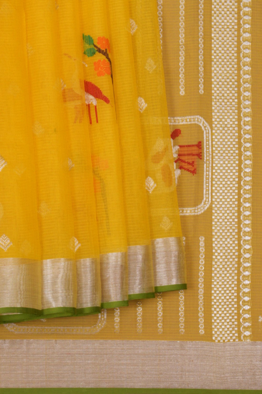 Image of Kota Spring Yellow Saree