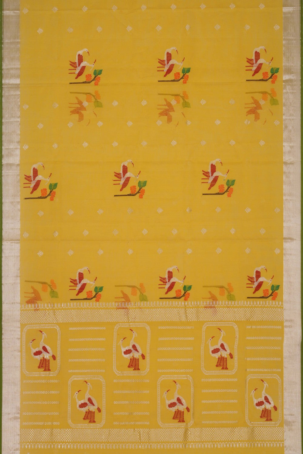 Image of Kota Spring Yellow Saree