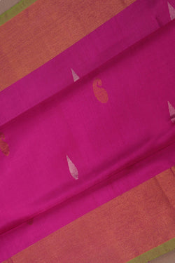 Image of Uppada Silk Pink Saree