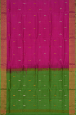 Image of Uppada Silk Pink Saree