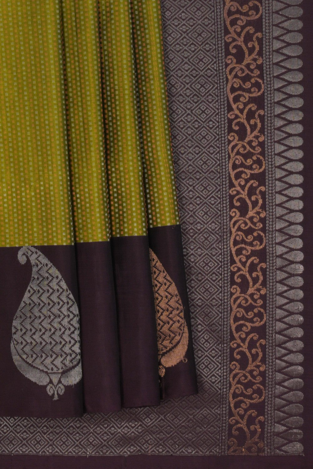 Image of Green South Silk Saree