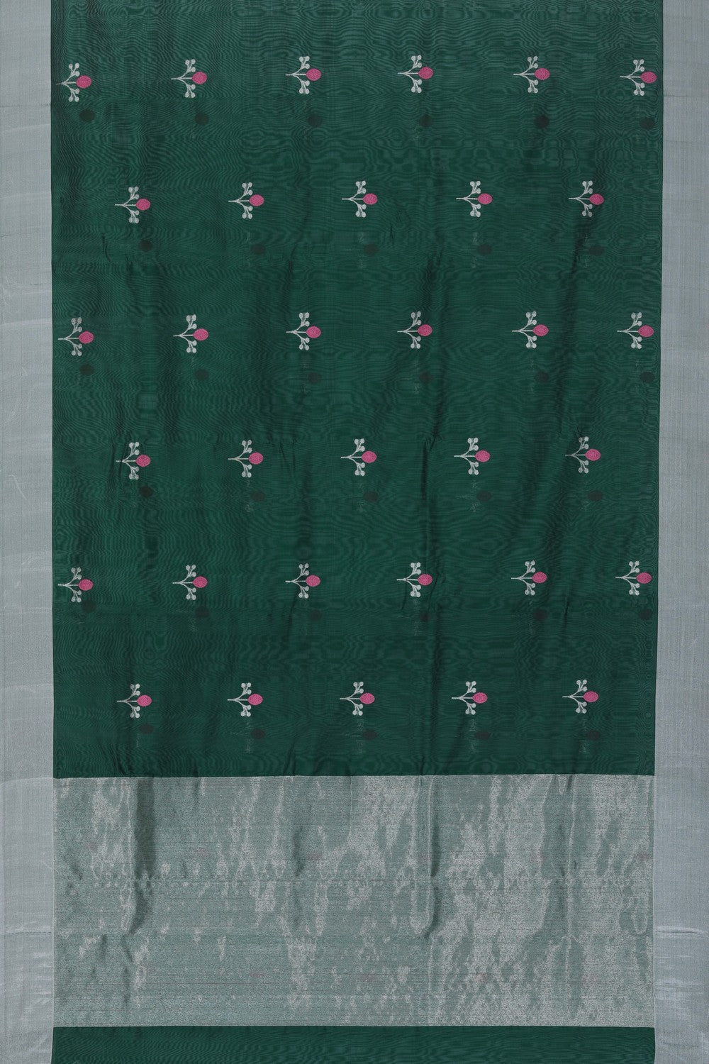 Image of Chanderi Green Saree