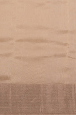 Image of Chanderi White Saree