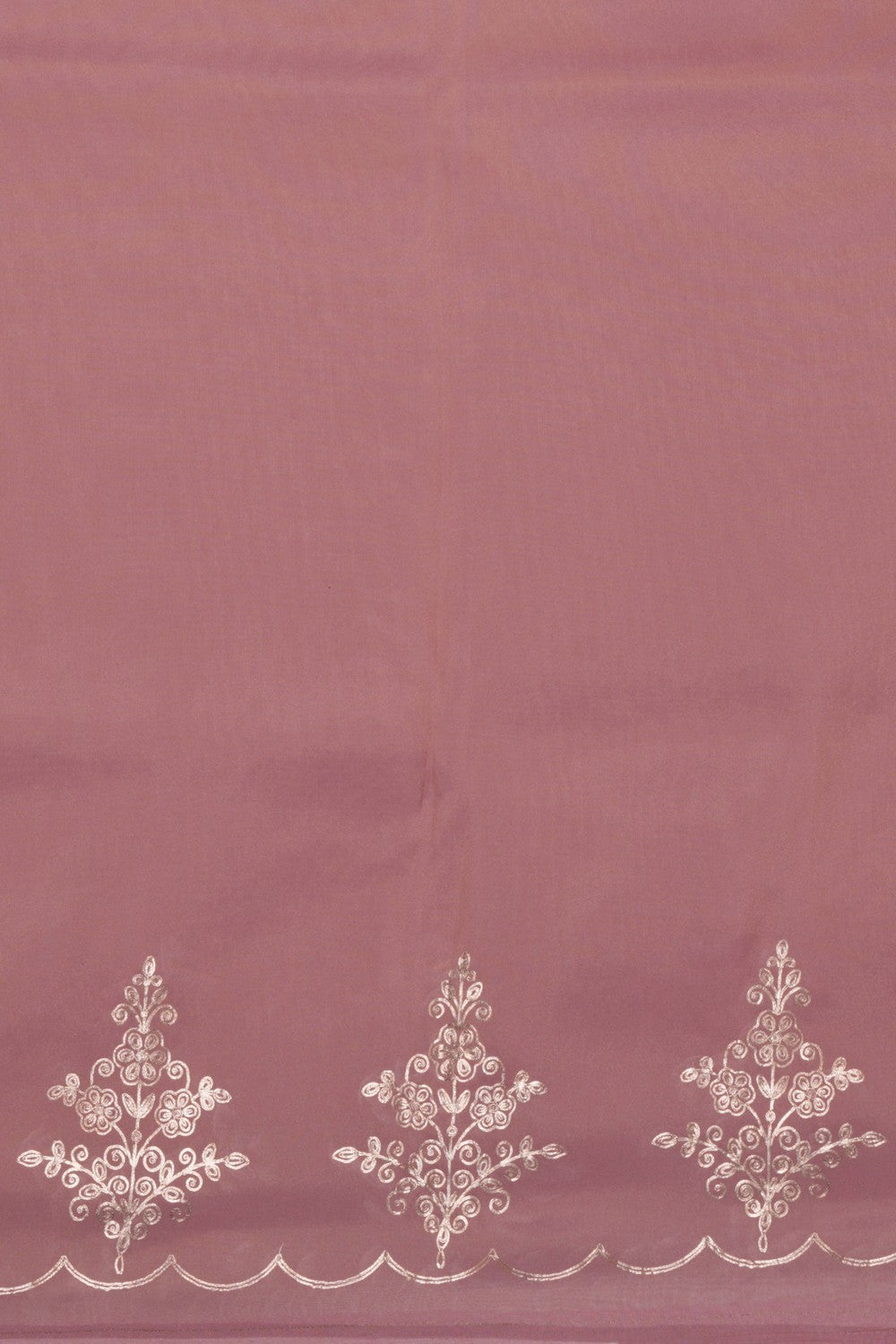 Image of A Beautiful Silk Embroidery Saree