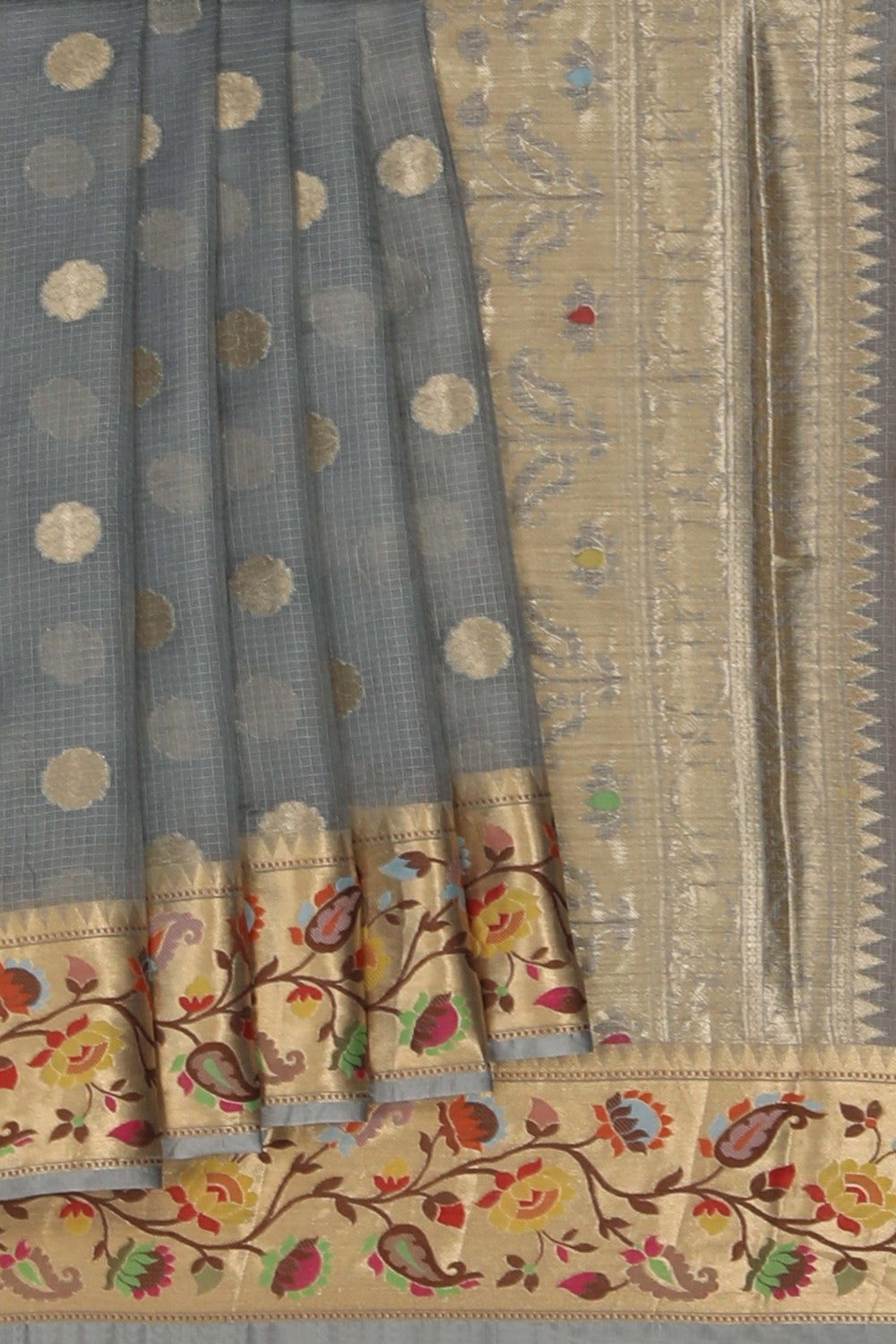 Image of Kota Grey Saree