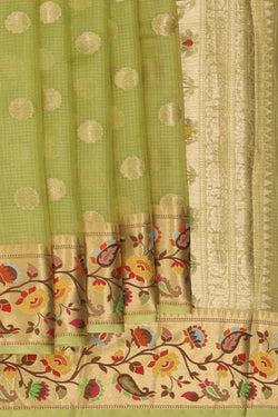 Image of Kota Mint Green Saree