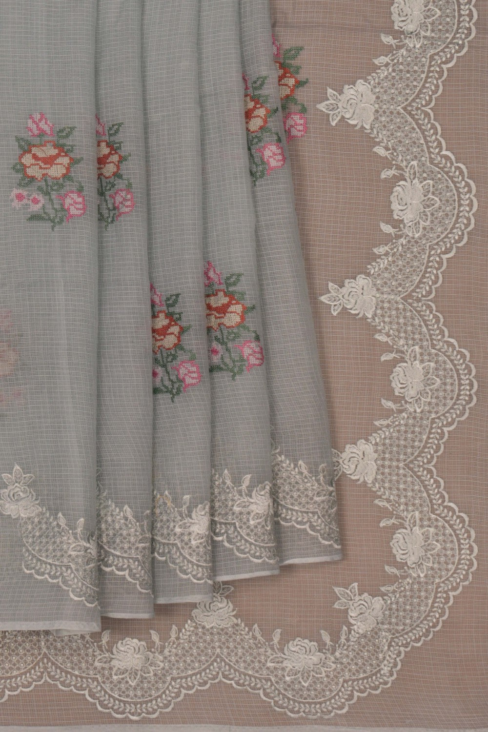 Image of Kota Embroidery Saree