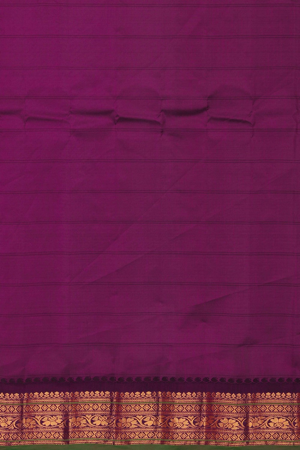 Gadwal Cotton Silk Kattam Pink Saree