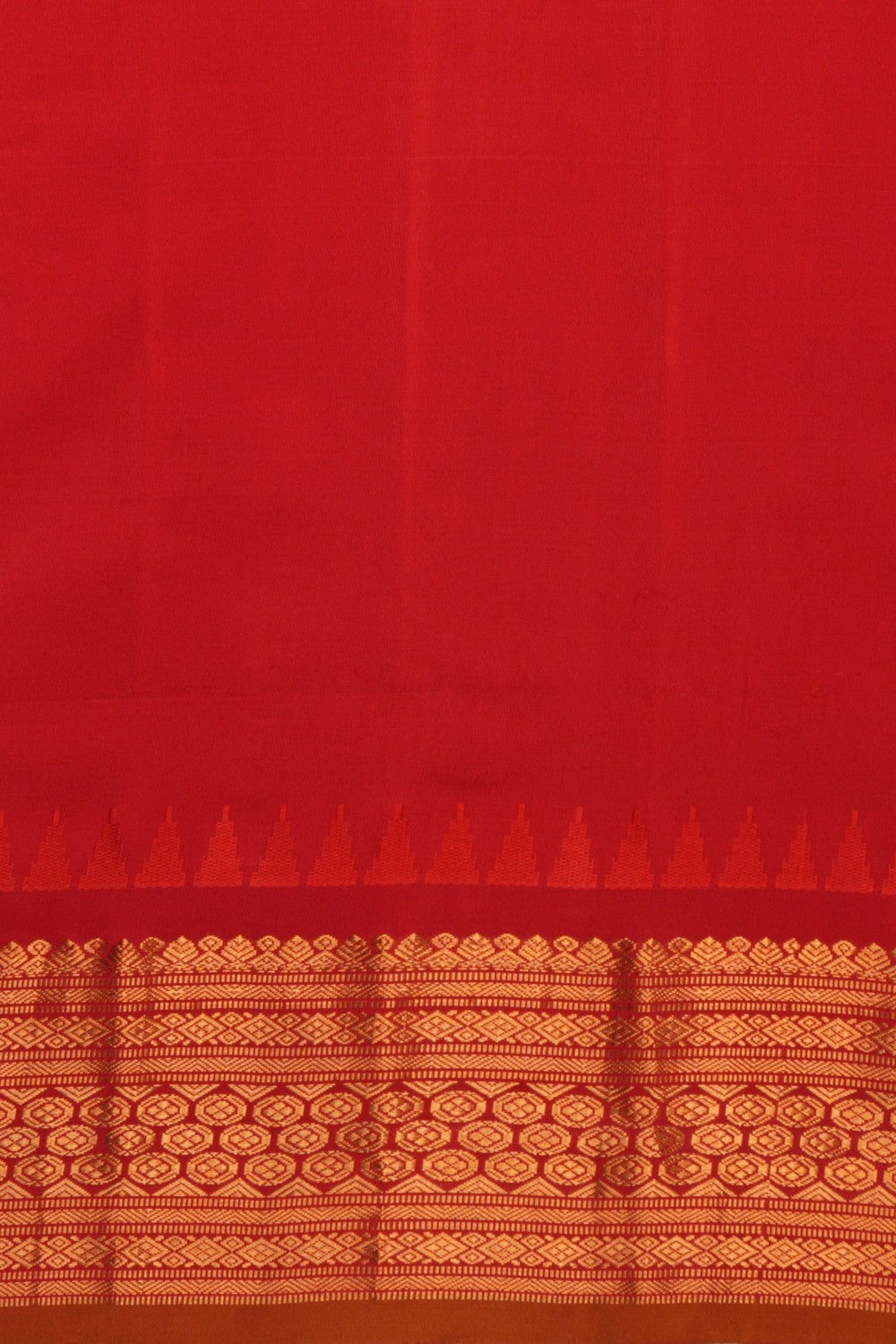 Gadwal Silk Green Saree