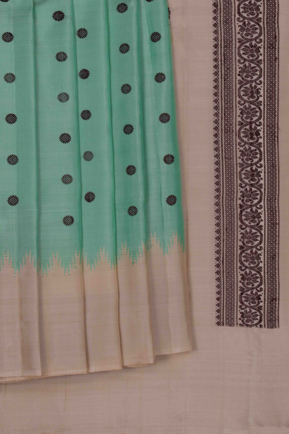 Image of Gadwal Silk Green Saree