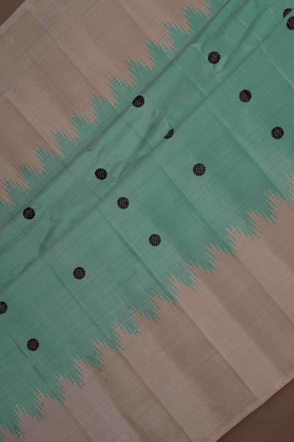 Image of Gadwal Silk Green Saree