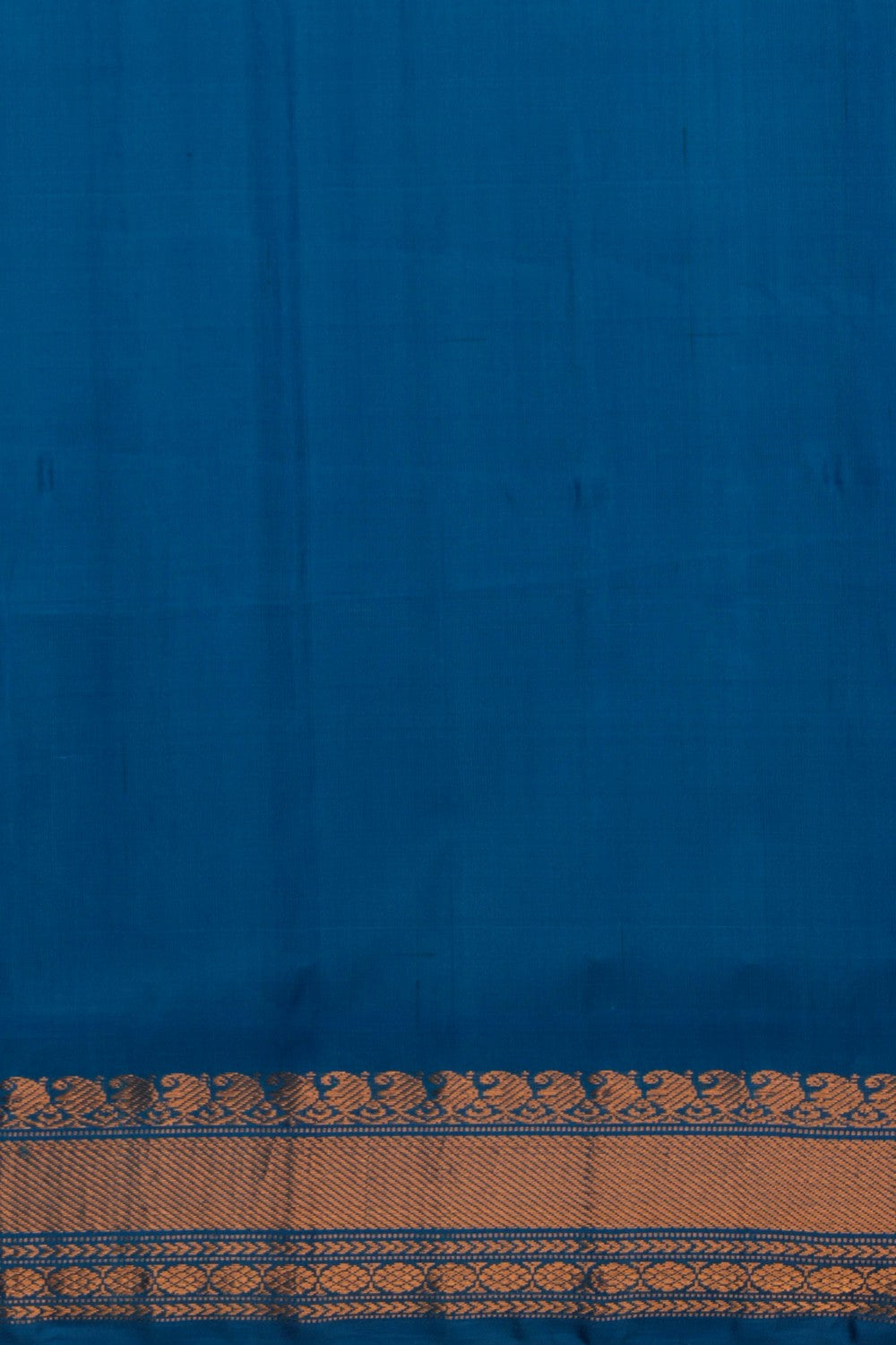 Image of Gadwal Silk Off White Saree