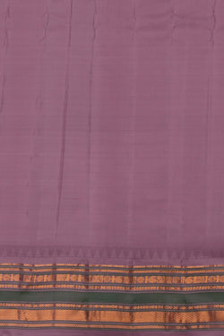 Image of Gadwal Silk Kattam Pink Saree