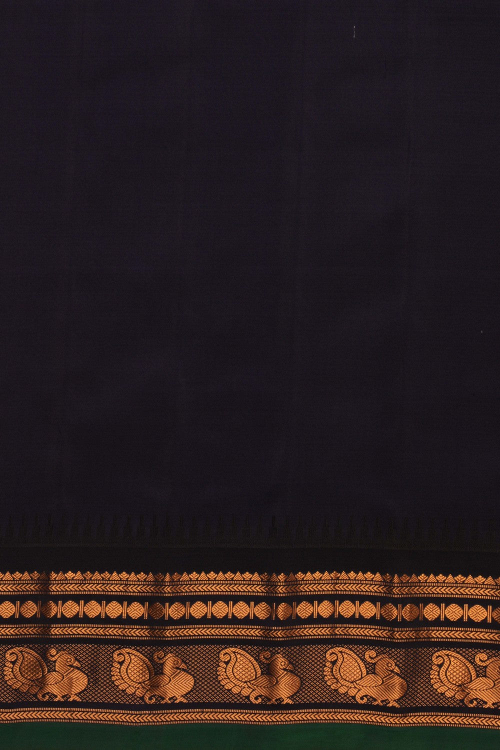 Image of Gadwal Silk Green Saree