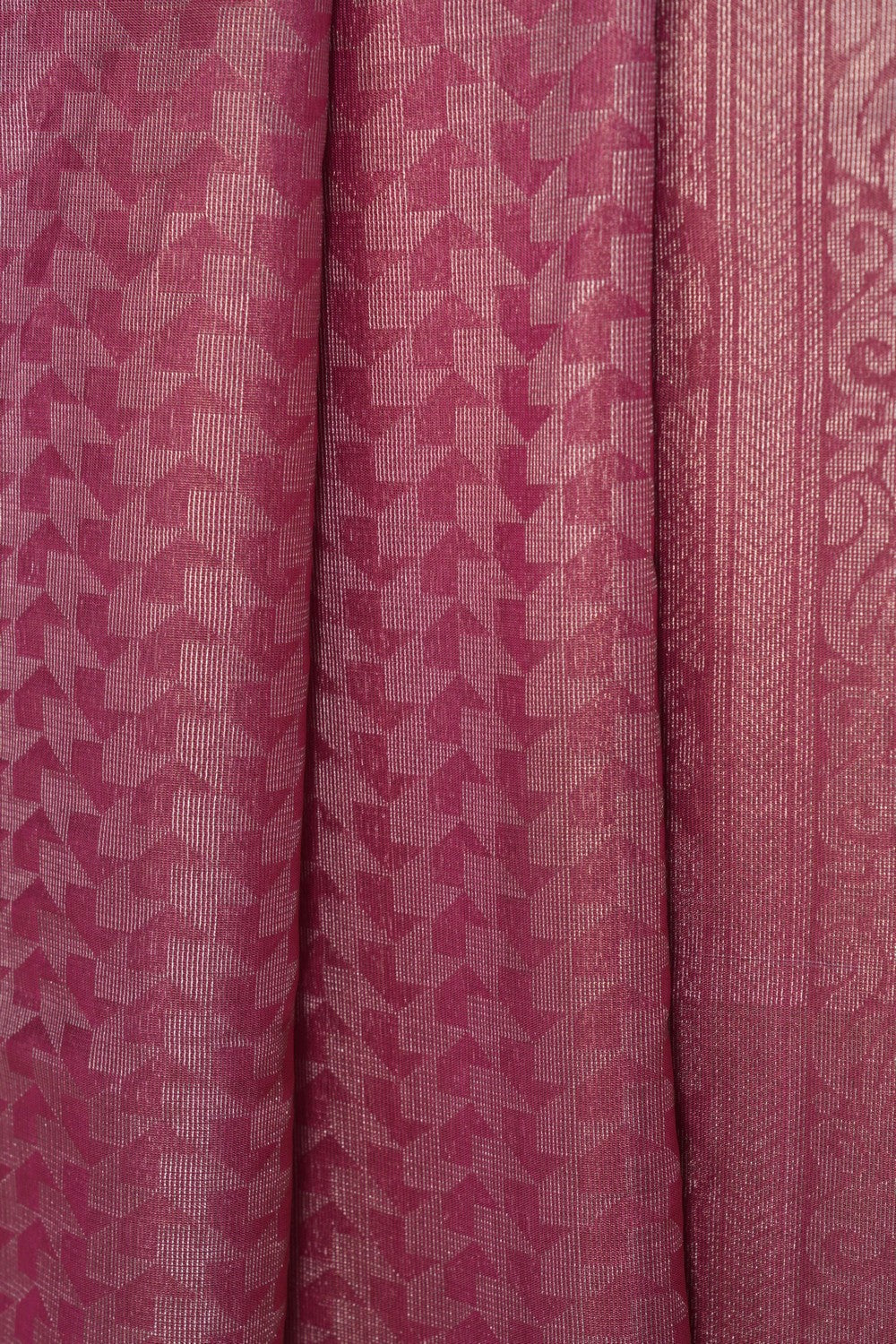 Image of South Tissue Silk Pink Saree